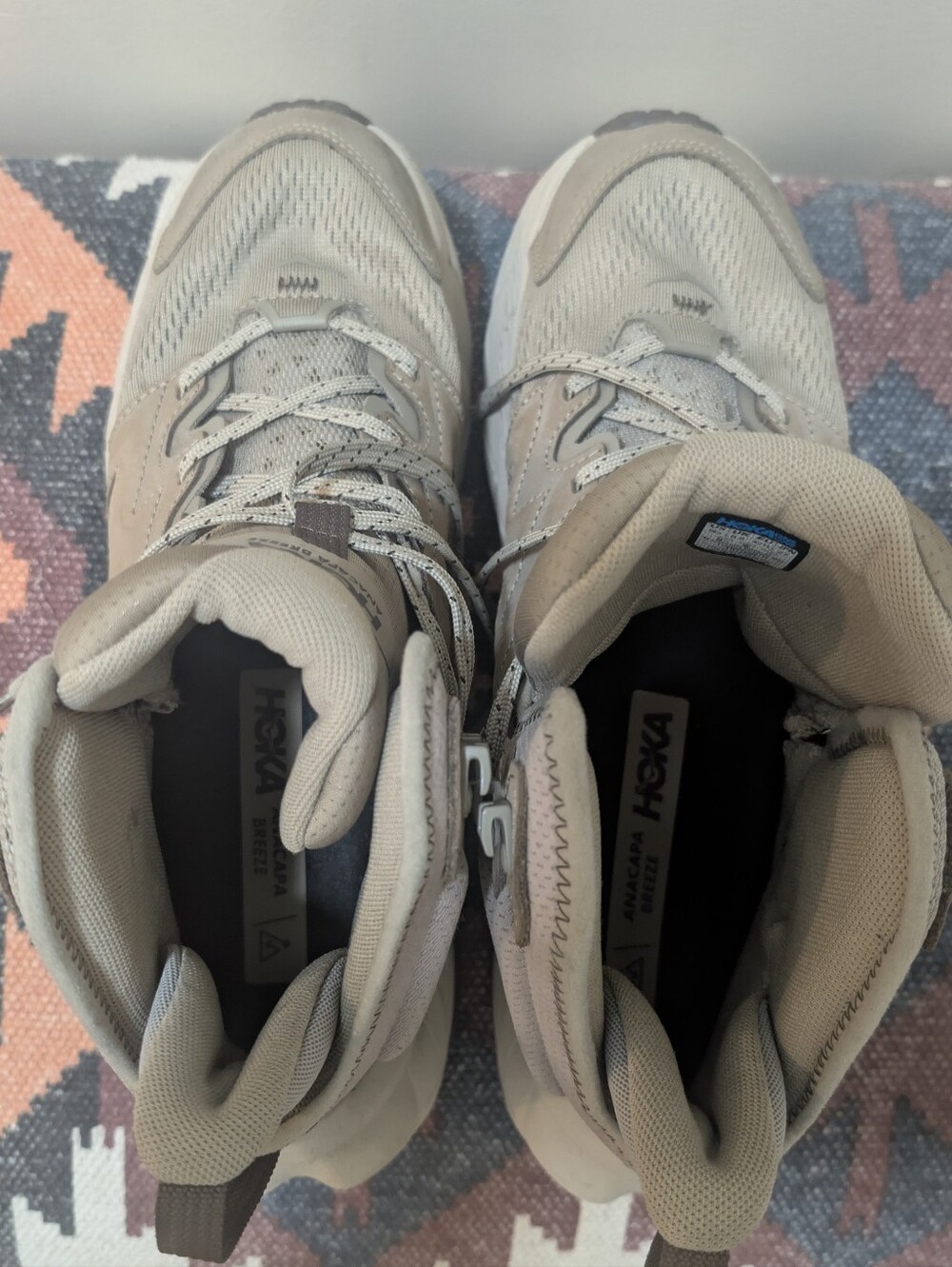 HOKA Anacapa Breeze Hiking Boots — Light Taupe - Picture 6 of 13